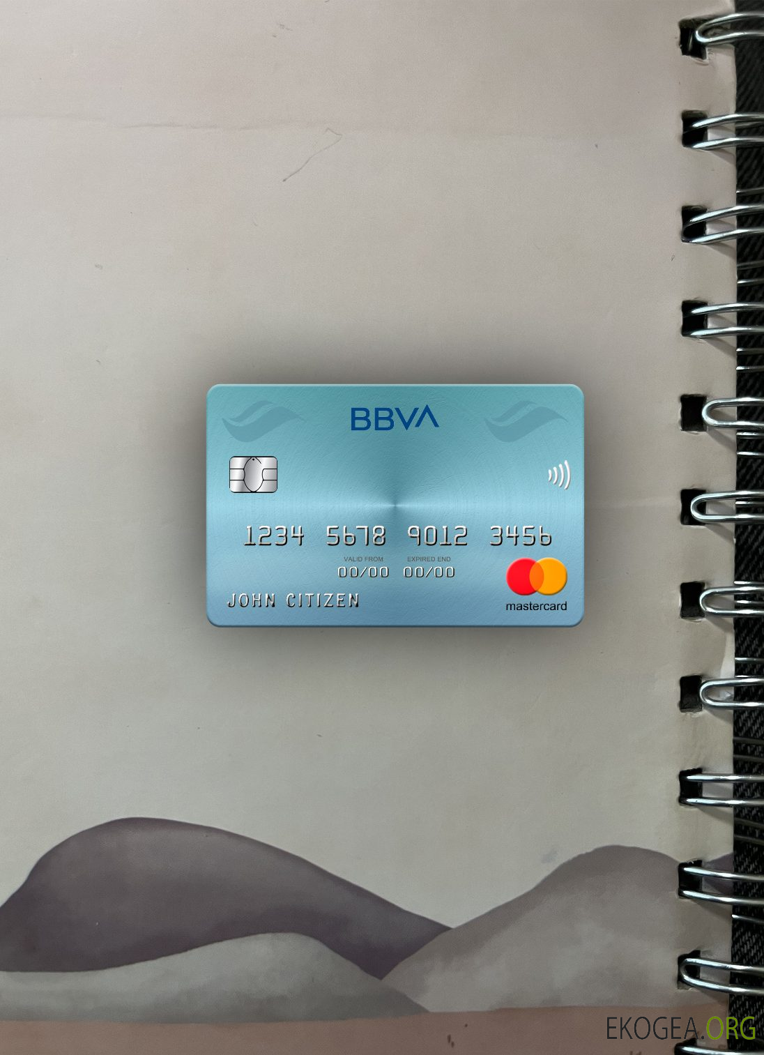 Venezuela BBVA bank mastercard photolook recto